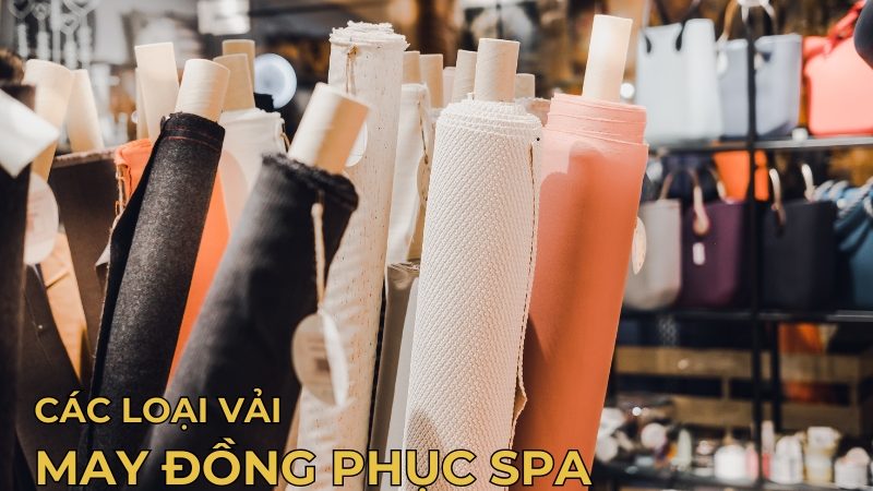 vải may đồng phục spa