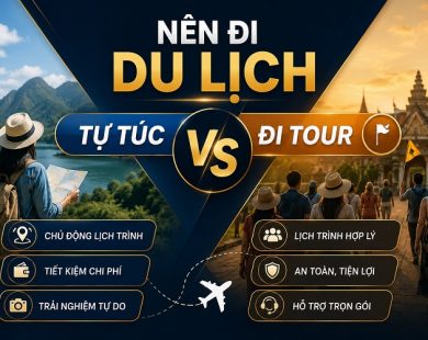 nên đi du lịch tự túc hay đi tour