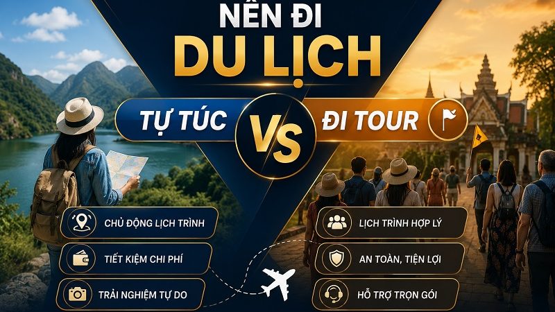 nên đi du lịch tự túc hay đi tour